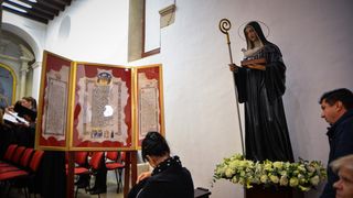 Nadbiskup Puljić predvodio svečano misno slavlje u crkvi. sv. Marije u sklopu obilježavanja 950. obljetnice spomena samostana. Foto: Iva Perinčić