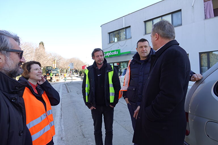 Gradonačelnik Dukić obišao gradilišta sustava odvodnje