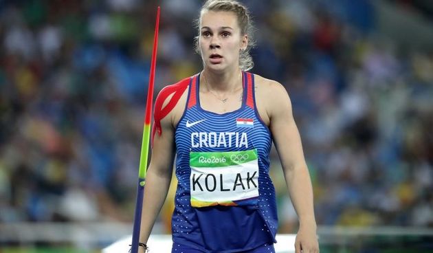 Olimpijske igre Rio 2016. Atletičarka, bacačica koplja Sara Kolak postavila novi hrvatski rekord 64.30m.  Photo: Igor Kralj/PIXSELL