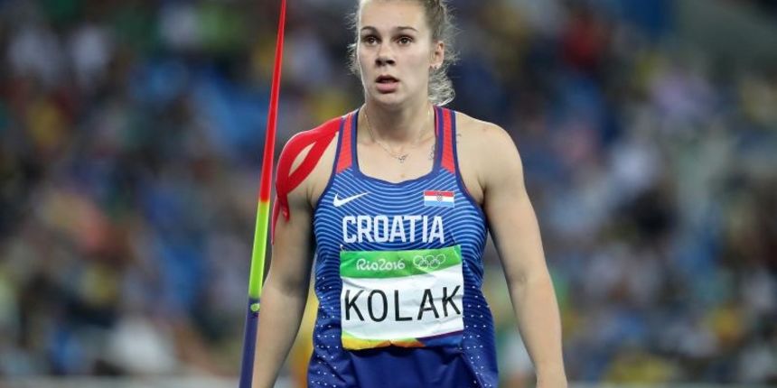 Olimpijske igre Rio 2016. Atletičarka, bacačica koplja Sara Kolak postavila novi hrvatski rekord 64.30m.  Photo: Igor Kralj/PIXSELL