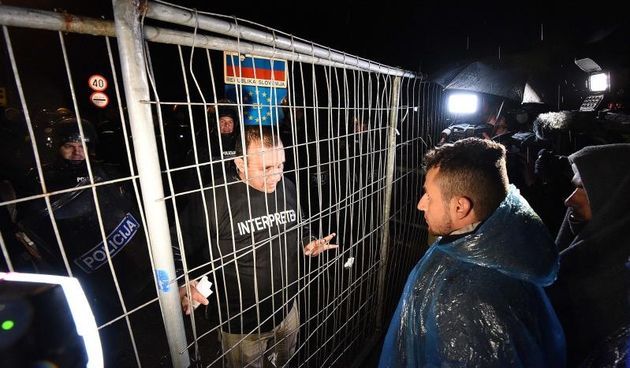Trnovec. Slovenska policija ne dopušta ulaz izbjeglicama i migrantima. Photo: Vjeran Zganec Rogulja/PIXSELL