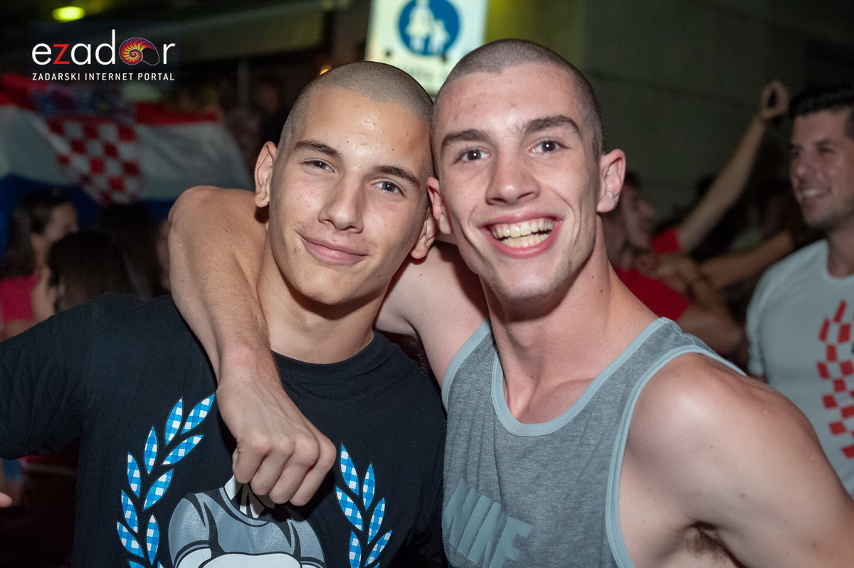 Zadar je gorio: Velika fešta nakon plasmana Vatrenih u polufinale Svjetskog prvenstva