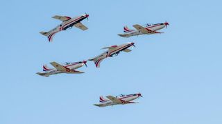 Akro skupina “Krila oluje” u novom sastavu predstavila novi letački program, Foto: Dino Stanin/PIXSELL