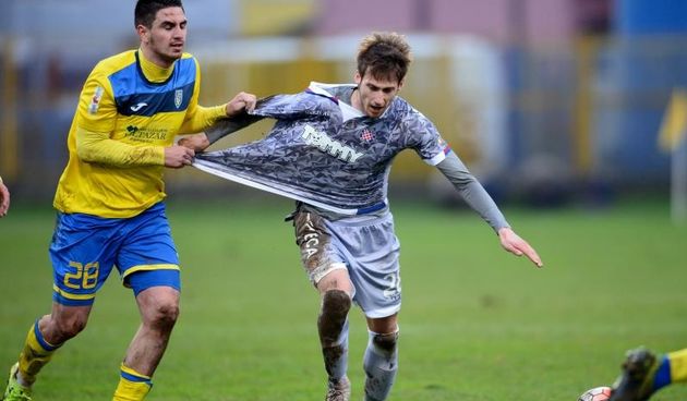 NK Inter Zapresic – HNK Hajduk. Marko Bencun, Tomislav Mazalovic . Photo: Marko Prpic/PIXSELL