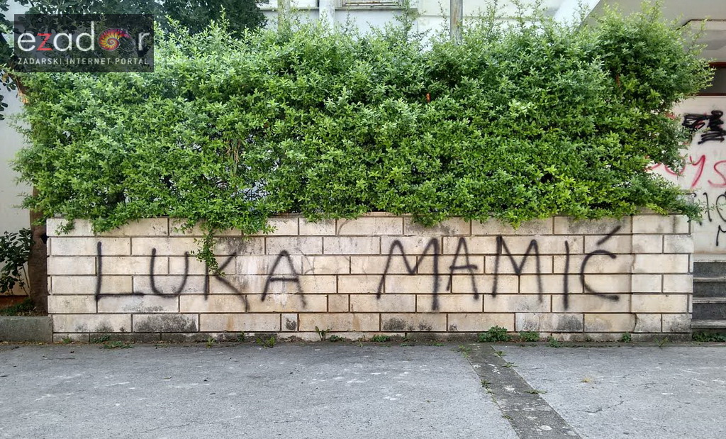 Vošta ne prašta: Luka Mamić i slični grafiti osvanuli u kvartu