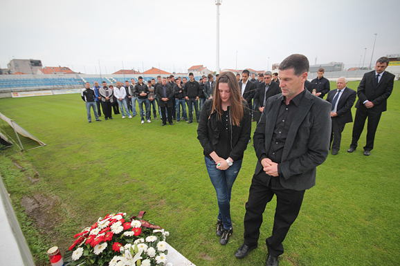 Obilježavanje 4. godišnjice smrti Hrvoja Ćustića (foto:Saša Čuka)