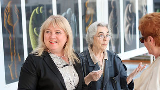 Izložba crteža i skulptura Zvonka Govorčina, Renata Peroš, foto: S. Čuka Izložba crteža i skulptura Zvonka Govorčina, Renata Peroš, foto: S. Čuka