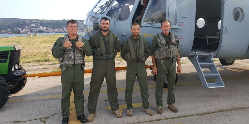Helikopter Hrvatskog ratnog zrakoplovstva sudjelovao u akciji spašavanja