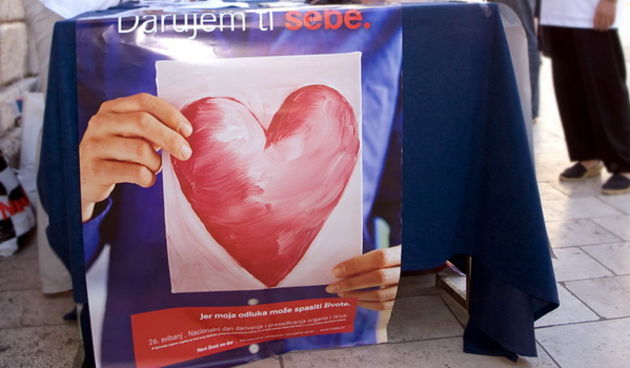 Akcija “Zivot na dar” na Narodnom trgu