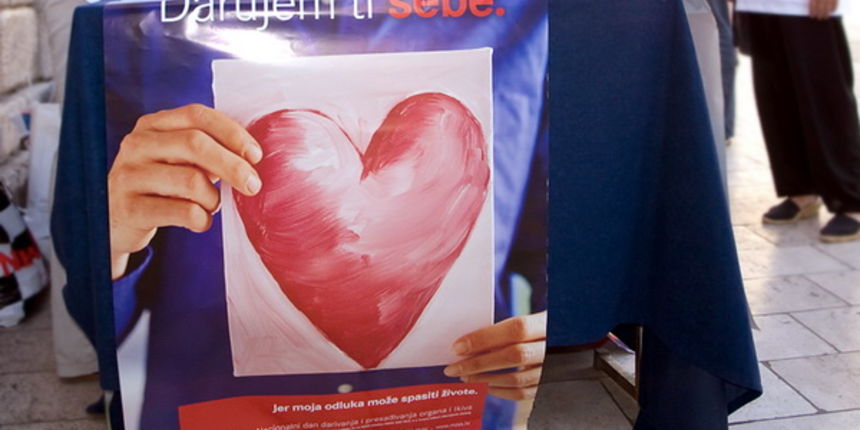 Akcija “Zivot na dar” na Narodnom trgu