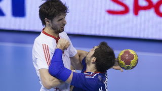 Zaragoza, Spanjolska, 230113.
Gradska dvorana Principe Felipe.
Svjetsko prvenstvo u rukometu za muskarce Spanjolska 2013.
Utakmica cetvrtfinala izmedju reprezentacija Hrvatske i Francuske.
Na fotografiji: Marko Kopljar.
Foto: Ante Cizmic / CROPIX Zaragoza, Spanjolska, 230113.
Gradska dvorana Principe Felipe.
Svjetsko prvenstvo u rukometu za muskarce Spanjolska 2013.
Utakmica cetvrtfinala izmedju reprezentacija Hrvatske i Francuske.
Na fotografiji: Marko Kopljar.
Foto: Ante Cizmic / CROPIX