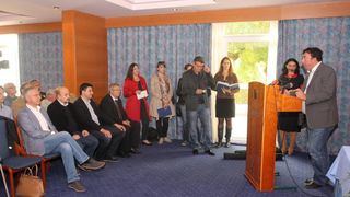 U hotelu Kolovare održana je izborna konvencija Županijske organizacije SDP-a. Na njoj su prisustvovali i ministar zdravstva Rajko Ostojić, ministar poduzetništva i obrta Gordan Maras te predsjednik zagrebačkog SDP-a Davor Bernardić. Photo: Dino Stanin/P U hotelu Kolovare održana je izborna konvencija Županijske organizacije SDP-a. Na njoj su prisustvovali i ministar zdravstva Rajko Ostojić, ministar poduzetništva i obrta Gordan Maras te predsjednik zagrebačkog SDP-a Davor Bernardić. Photo: Dino Stanin/P