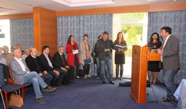 U hotelu Kolovare održana je izborna konvencija Županijske organizacije SDP-a. Na njoj su prisustvovali i ministar zdravstva Rajko Ostojić, ministar poduzetništva i obrta Gordan Maras te predsjednik zagrebačkog SDP-a Davor Bernardić.  Photo: Dino Stanin/P