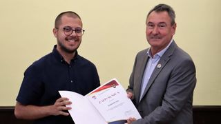 Primanjem u Domu županije uz dodjelu prigodnih zahvalnica svečano je obilježena 32. godišnjica osnutka i borbenog djelovanja 112. brigade Hrvatske vojske.