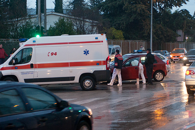 Prometna nesreća na križanju Radićeve i Tuđmanove, Foto: Leo Banić