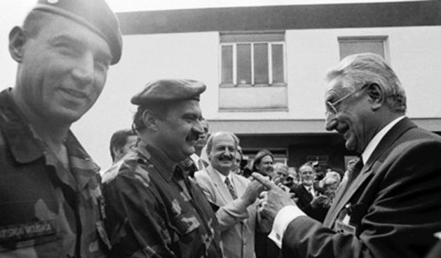 Ante Gotovina, Franjo Tuđman, foto: Damjan Tadić/Cropix