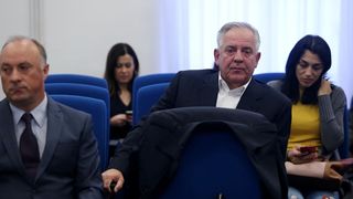 Na Zupanijskom sudu nastavljeno je sudjenje Ivi Sanaderu i drugima u aferi Fimi medije. Božidar Kalmeta Na Zupanijskom sudu nastavljeno je sudjenje Ivi Sanaderu i drugima u aferi Fimi medije. Božidar Kalmeta