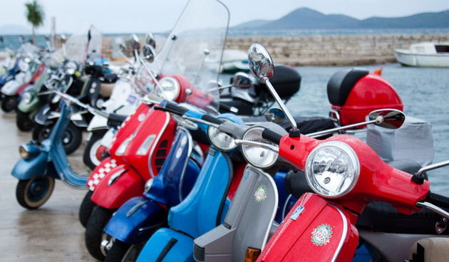 1. Vespa susret u Biogradu na Moru 25. rujna 2010, Foto: Franjo Juric