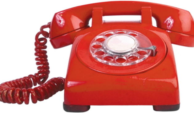 crveni telefon
