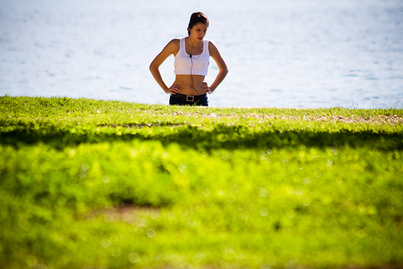 Kupanje na plaži Kolovare 8. listopada (foto:Saša Čuka)