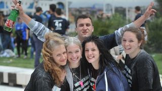 Ludijada zadarskih maturanata 16. svibnja 2014. Foto: Filip Brala/PIXSELL Ludijada zadarskih maturanata 16. svibnja 2014. Foto: Filip Brala/PIXSELL