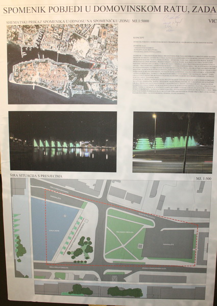 SC Visnjik: Izlozeni radovi natjecaja za Spomenik pobjede u Zadru SC Visnjik: Izlozeni radovi natjecaja za Spomenik pobjede u Zadru