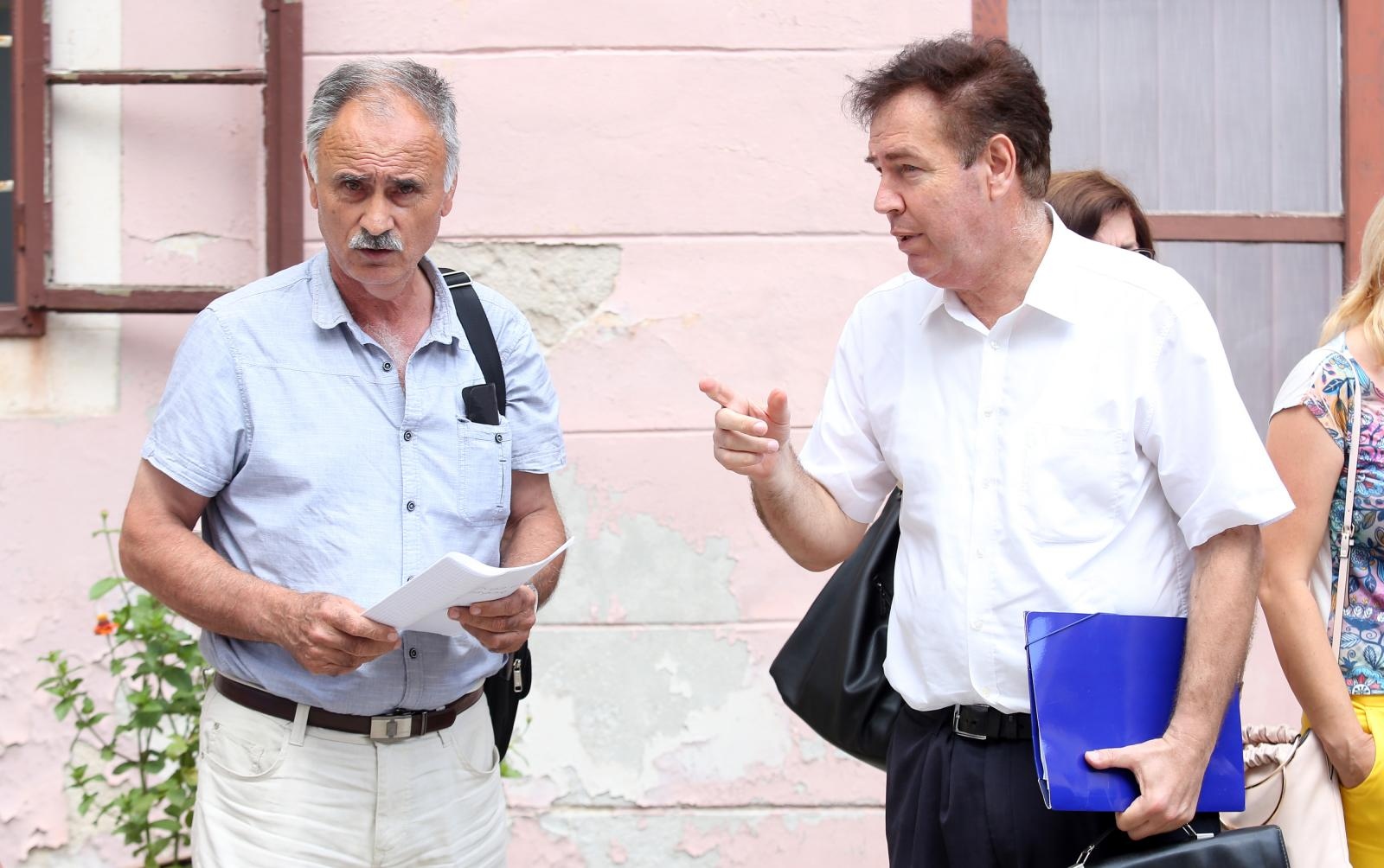 Prosvjedni skup radnika Vodovoda koji traže veće plaće