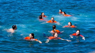 Ludijada maturanata na zadarskoj rivi 17. svibnja 2016. Foto: Bojan Bogdanić