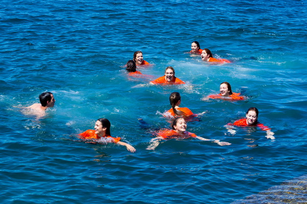 Ludijada maturanata na zadarskoj rivi 17. svibnja 2016. Foto: Bojan Bogdanić