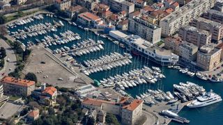 Zadar – Tankerkomercova marina u gradskoj luci. Photo: Dino Stanin/PIXSELL