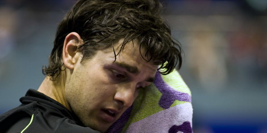 Mario Ancic, PBZ Zagreb Indoors, 27.2.2008. Mario Ancic, PBZ Zagreb Indoors, 27.2.2008.