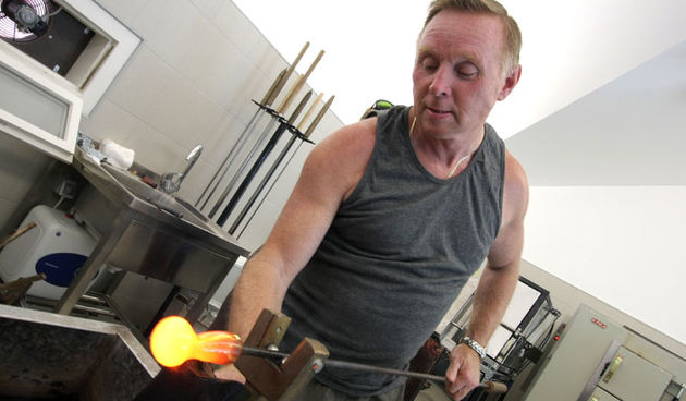 Radionica puhanja stakla (foto: Marin Gospić)