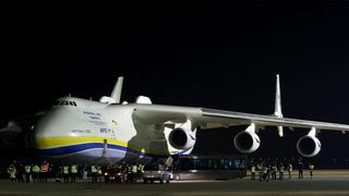 Antonov 225 u zagrebačkoj zračnoj luci Pleso, Foto: Borna Filić/PIXSELL