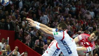 Spaladium Arena, Split – Europsko rukometno prvenstvo, skupina A, 1. kolo, Hrvatska – Srbija. Spaladium Arena, Split – Europsko rukometno prvenstvo, skupina A, 1. kolo, Hrvatska – Srbija.