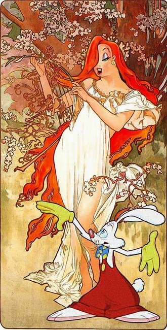 Crtani junaci u umjetnosti Crtani junaci u umjetnosti