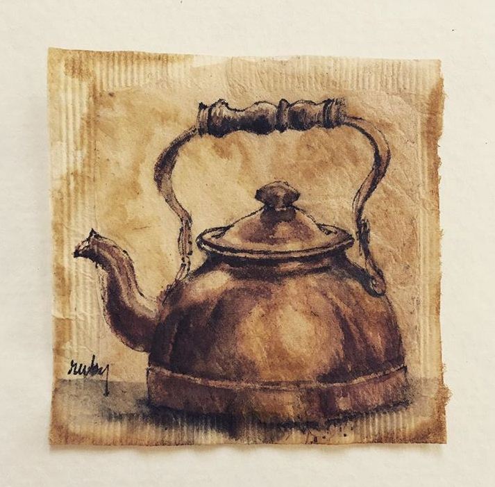 Iskorištene vrećice od čaja pretvara u prava umjetnička djela