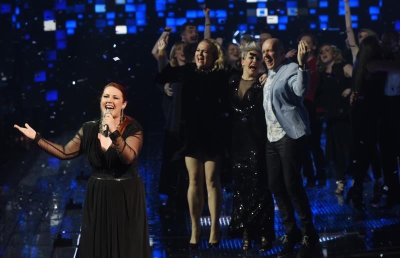 Ruža Janjiš pobjednica je druge sezone show-a “The Voice, najljepši glas Hrvatske”. Photo: Davor Višnjić/PIXSELL