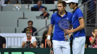 Davis Cup: Ivan Dodig/Marin Čilić – Nicolas Mahut/Pierre-Hugues Herbert 3-1. Photo. Hrvoje Jelavić/PIXSELL
