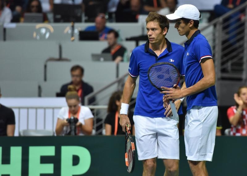 Davis Cup: Ivan Dodig/Marin Čilić – Nicolas Mahut/Pierre-Hugues Herbert 3-1. Photo. Hrvoje Jelavić/PIXSELL