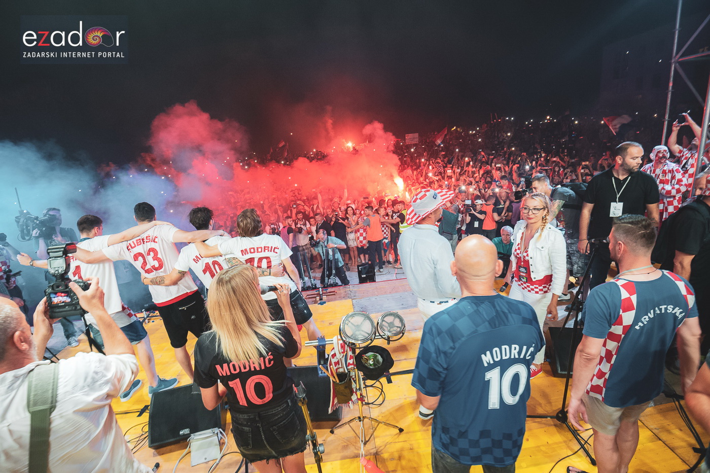 Zadar priredio nezaboravan doček svojim Vatrenim herojima