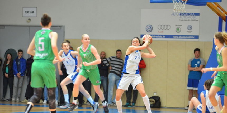 Polufinale doigravanja za prvakinje Hrvatske: ŽKK Zadar – ŽKK Trešnjevka 73-70 Polufinale doigravanja za prvakinje Hrvatske: ŽKK Zadar – ŽKK Trešnjevka 73-70