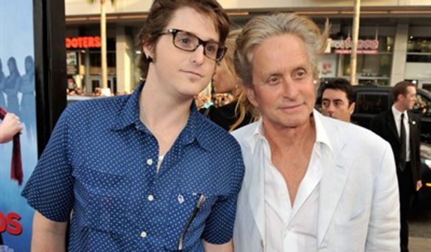 Cameron i Michael Douglas