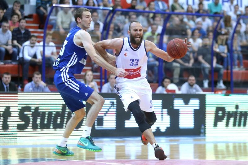 KC Drazen Petrovic, Zagreb – A-1 muska Liga za prvaka, polufinale, 3. utakmica, KK Cibona – KK Zadar 80-71. Photo: Goran Stanzl/PIXSELL KC Drazen Petrovic, Zagreb – A-1 muska Liga za prvaka, polufinale, 3. utakmica, KK Cibona – KK Zadar 80-71. Photo: Goran Stanzl/PIXSELL