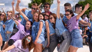 Zadarski maturanti obilježili kraj škole na rivi