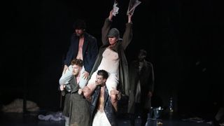 U sklopu Medjunarodnog festivala suvremenog kazalista Zadar snova, u kazalistu lutaka odrzana je predstava Grobnica za Borisa Davidovica. Photo: Filip Brala/PIXSELL