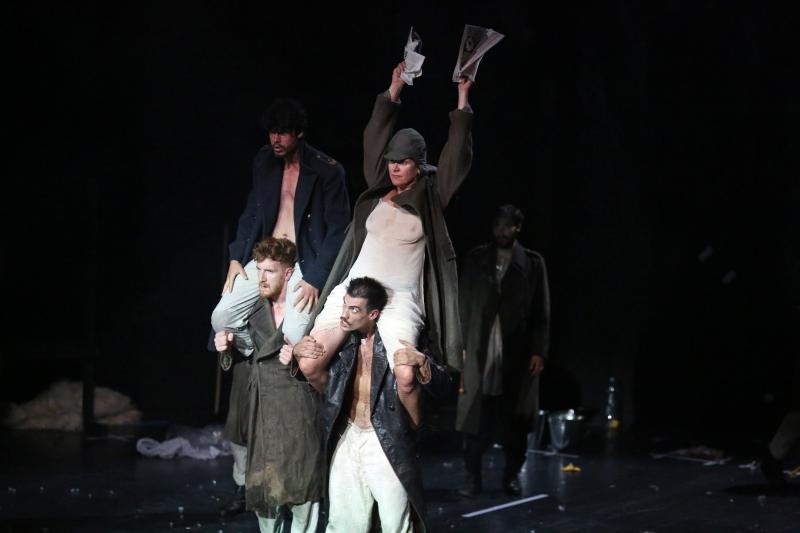 U sklopu Medjunarodnog festivala suvremenog kazalista Zadar snova, u kazalistu lutaka odrzana je predstava Grobnica za Borisa Davidovica. Photo: Filip Brala/PIXSELL