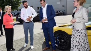 Ursula von der Leyen, Andrej Plenković u posjetu Rimac automobili Ursula von der Leyen, Andrej Plenković u posjetu Rimac automobili