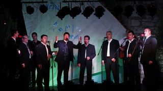 Biograd na Moru, 130510. 
Domacin ovogodisnje dodjele diskografske nagrade Porin je grad Biograd na Moru.
Druge veceri Porina odrzan je koncert klape Intrade. 
Foto: Jure Miskovic / CROPIX