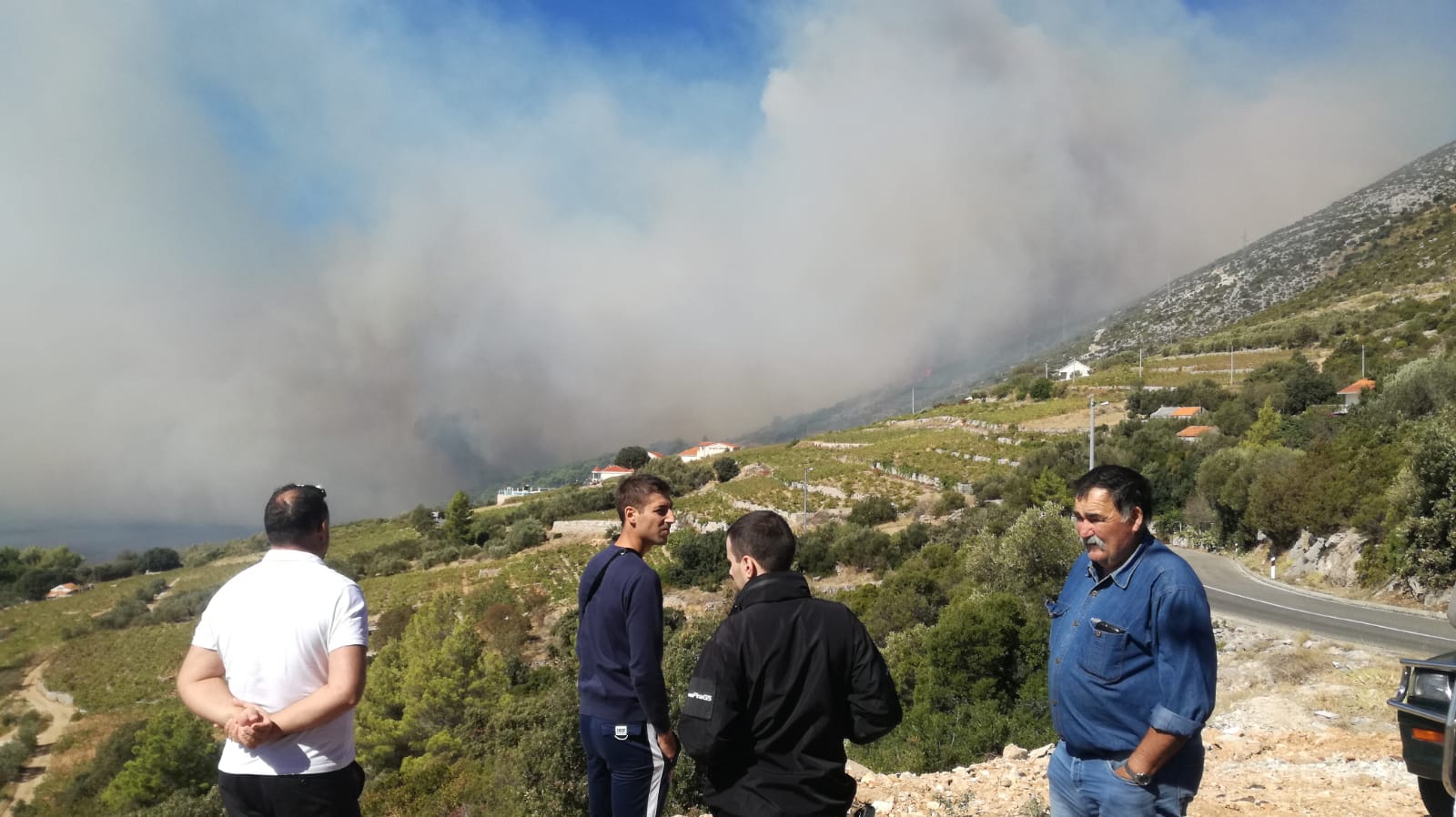 Veliki požar na Pelješcu