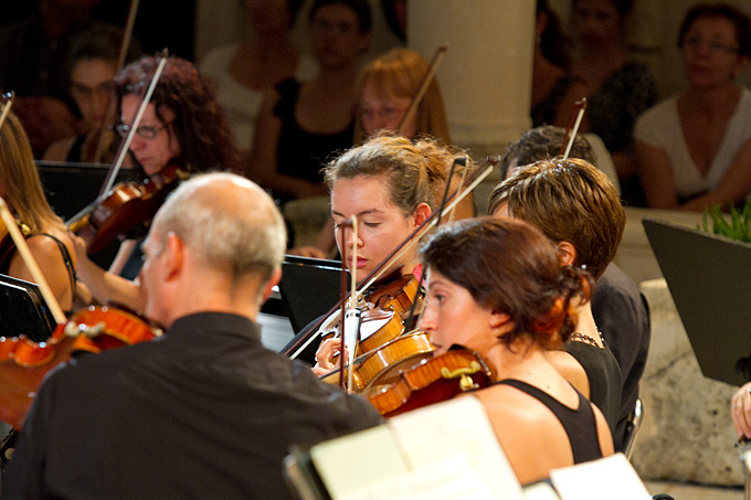 Orchestra Mitteleuropea u klaustru crkve Sv. Frane, Foto: Leo Banić